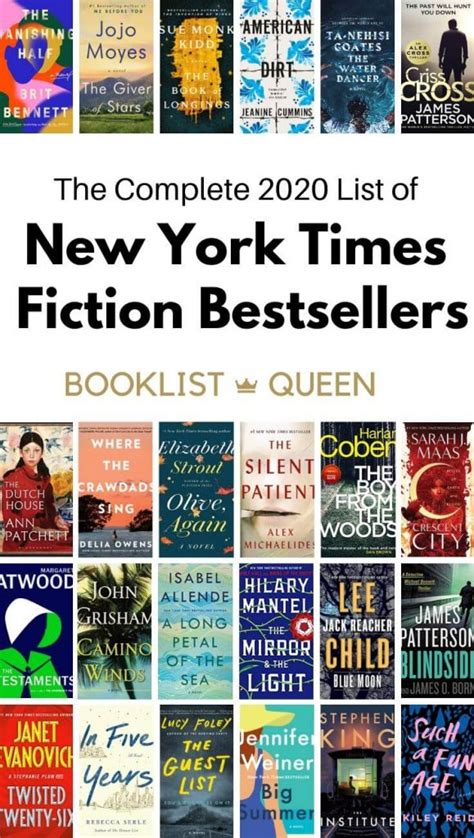 the new york times fiction bestseller list 2020 booklist queen