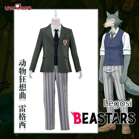 Clearance Sale Uwowo Anime Beastars Legosi Cosplay Costume Uniform Co