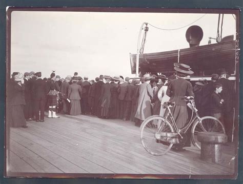 Photograph From Frank Lavers Photograph Album View Of Passenger Ship