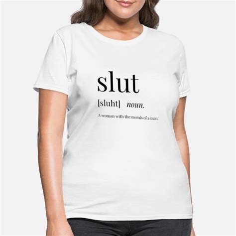 Funny Slut Definition Womens T Shirt Spreadshirt