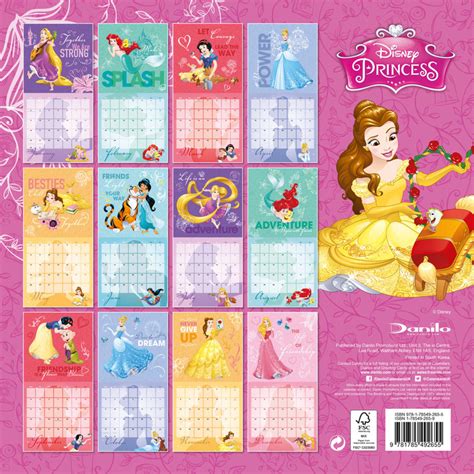 Disney Princess Calendar Zoe Lindie