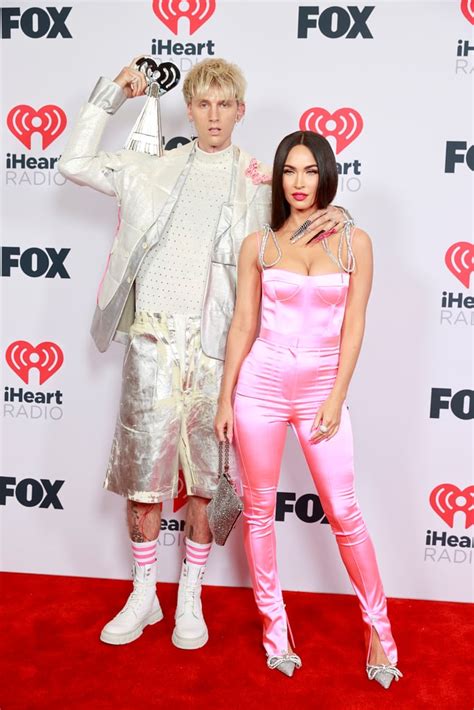Megan Foxs Pink Outfit At The Iheartradio Music Awards Popsugar