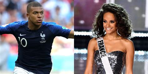 Kylian Mbappes Rumored Girlfriend Alicia Aylies Supports Him At World