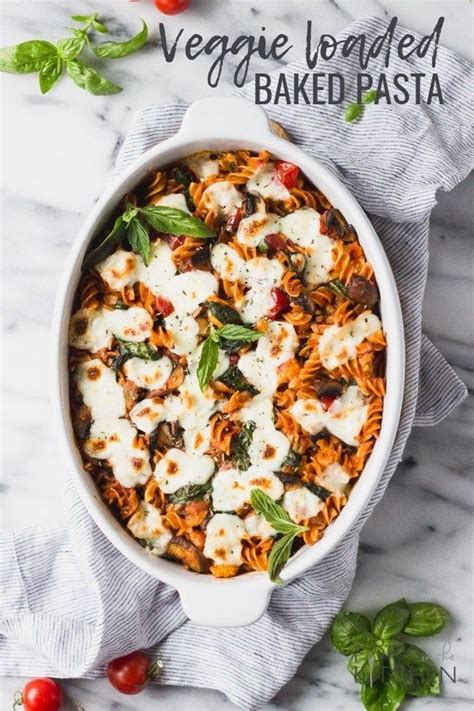 Vegetable Loaded Baked Pasta | Recipe | Baking recipes healthy, Healthy