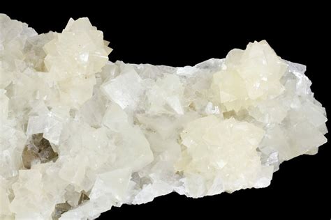 89 Fluorescent Calcite Crystal Cluster On Barite Morocco For Sale