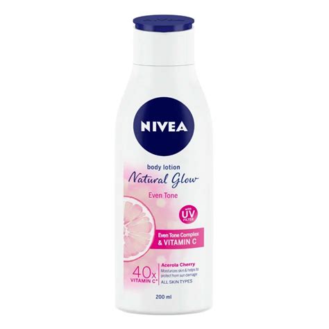 Buy Nivea Natural Glow Even Tone 200ml Body Lotion 40 X Vitamin C