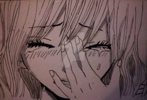 Drawings Of Sad Girls Crying