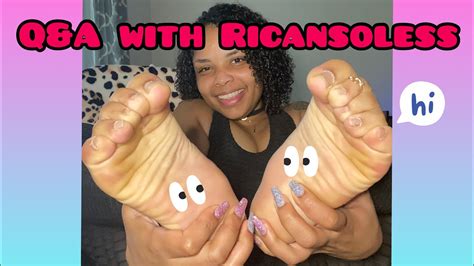 Q And A With Ig Foot Model Ricansoless Youtube