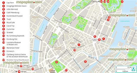 Copenhagen Attractions Map