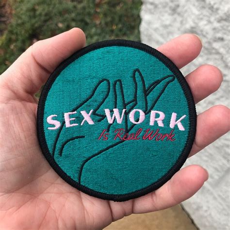 Sex Work Is Real Work Iron On Patch Etsy Denmark