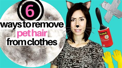 6 Ways To Remove Pet Hair From Clothing Youtube