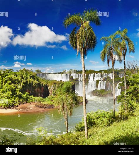 Iguassu Falls The Largest Series Of Waterfalls Of The World Located