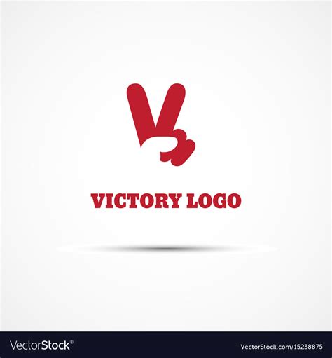 Victory Logo Royalty Free Vector Image Vectorstock