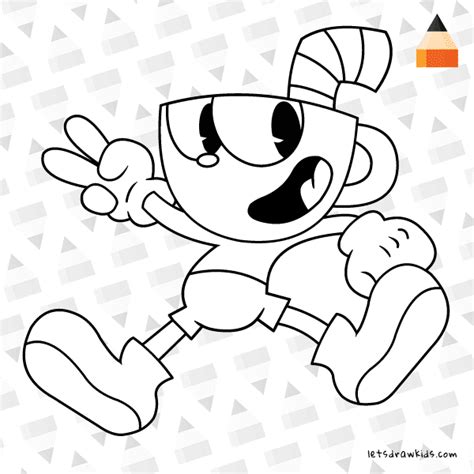 How To Draw Cuphead Drawing Step By Step Draw For Kids
