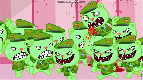 Every Flippy Deaths In Happy Tree Friends Youtube