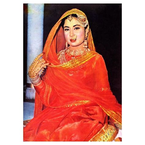 Meena Kumari Pakeezah 1972 Vintage Bollywood Indian Film Actress