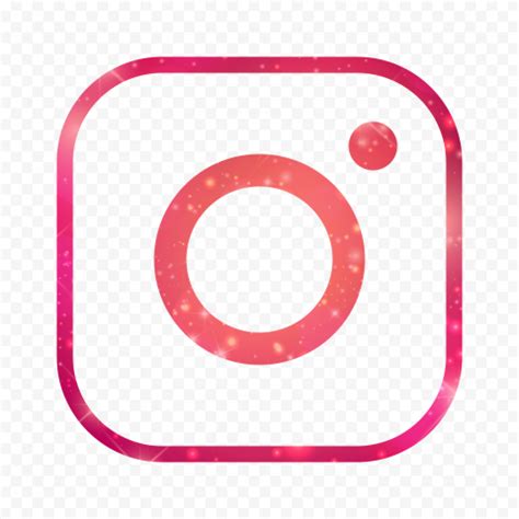 HD Aesthetic Pink Outline Instagram IG Logo Icon PNG Citypng