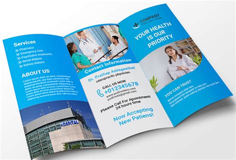 Medical Tri Fold Brochure Design Behance