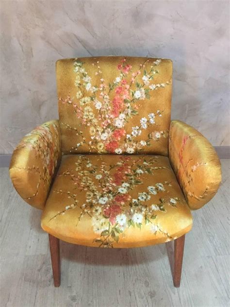 Now you can shop for it and enjoy a good deal on aliexpress! French Yellow Floral Fabric Armchair Fully Upholstered ...