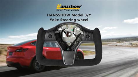 Hansshow Model 3y Yoke Steering Wheel Youtube