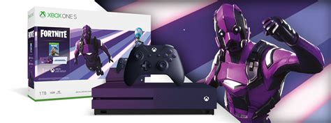 Purple Xbox One S Fortnite Bundle Fortnite Battle Royale Purple