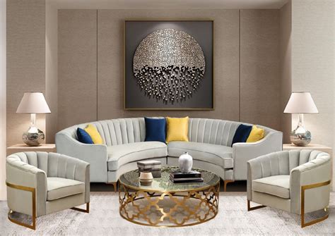 China 2020 Newest Modern Design Executive Living Room