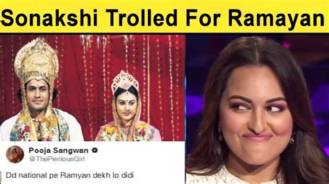 Sonakshi Sinha Gets Trolled Netizens Tell Her To Watch The Ramayana Youtube