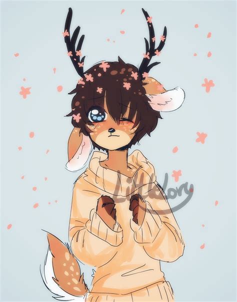 Anime Deer Boy Drawing You Can Edit Any Of Drawings Via Our Online