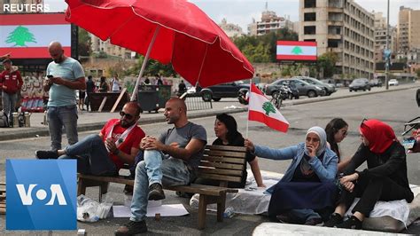 Lebanon Protesters Block Roads To Keep Revolt Alive Youtube