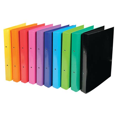 Iderama Assorted A4 2 O Ring Binder 30mm Pack Of 10 54929e