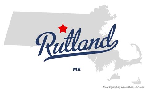 Map Of Rutland Ma Massachusetts