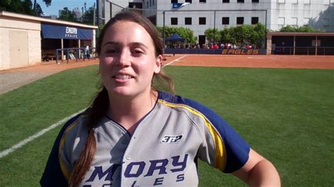 Emory S Brittany File Recaps The Eagles Ncaa Softball Super