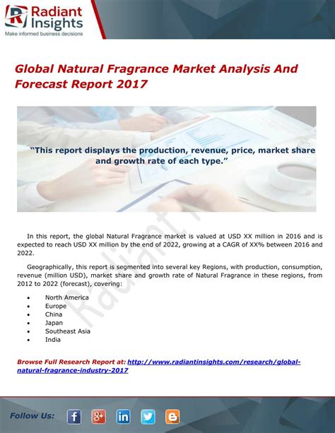ppt global natural fragrance market analysis and forecast report 2017 powerpoint presentation