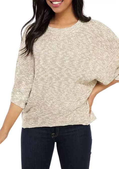 New Directions Womens Dolman Sleeve Sweater Belk
