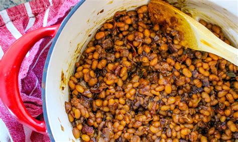 Sweet And Spicy Brown Sugar Baked Beans Allys Cooking