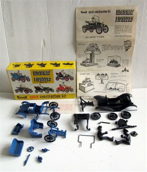 Vintage Revell Highway Pioneers Model T And Another Car Both Not