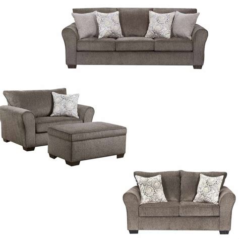 Simmons Upholstery Harlow 4 Piece Living Room Set 1657 03 02 015