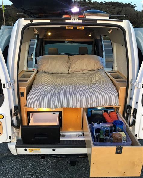 9 Diy Ford Transit Connect Camper Van Conversies Balanced Body