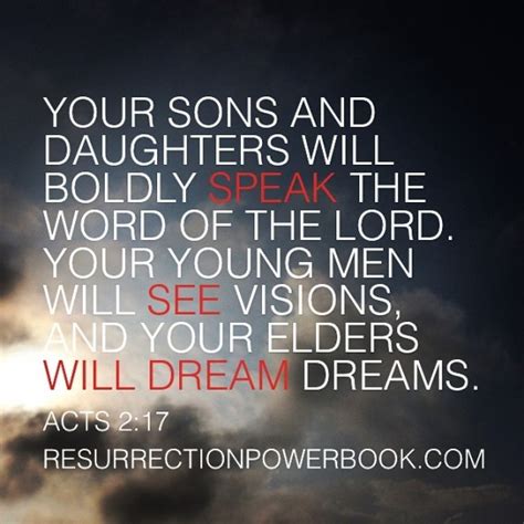 Your Sons And Daughters Will Boldly Speak The Word Of The Lord
