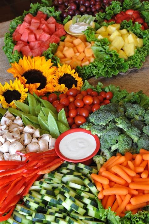 Beautiful Veggie And Fruit Platters Healthy Snack Ideas