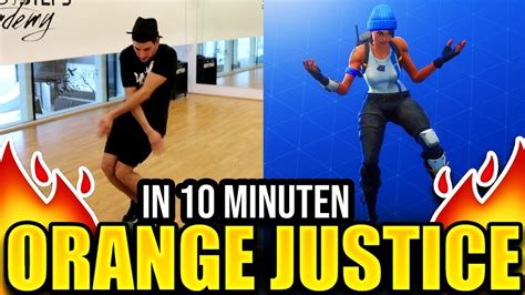 In 10 Minuten Orange Justice Lernen Fortnite Tanz Tutorial Youtube