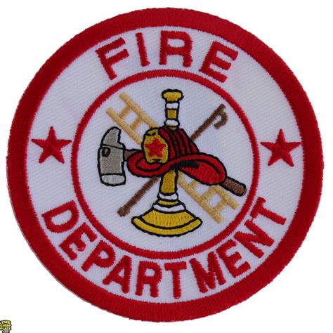 Fire Department Circle Patch Fire Fighter Patches Thecheapplace