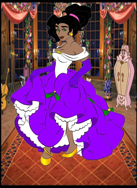 Esmeralda As Belle By Disneywiz On Deviantart