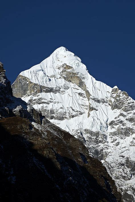 Nilkantha Peak Indian Himalaya Mountain Landscape Himalayas Nature