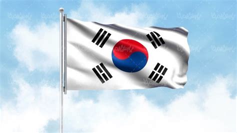دانلود تصویر پرچم کره جنوبی ایران طرح