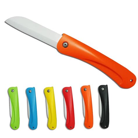 Free Shipping Portable Folding Knife Ceramic Knife Zirconia Vegetable