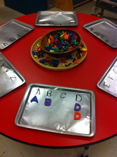 Magnetic Letter Sort From Connie Lowe Alphabet Preschool