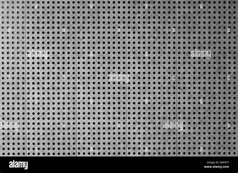 Perforated Metal Seamless Sheet Of Metal Covered With Square Industrial
