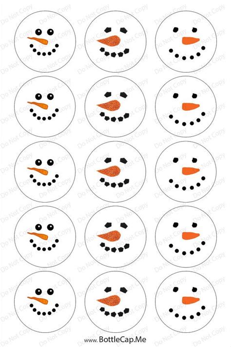 Pin By Marianna Devine On Snowman Printable Snowman Faces Templates