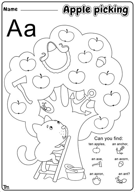 Apples And Where They Come From Preschool Theme Worksheets